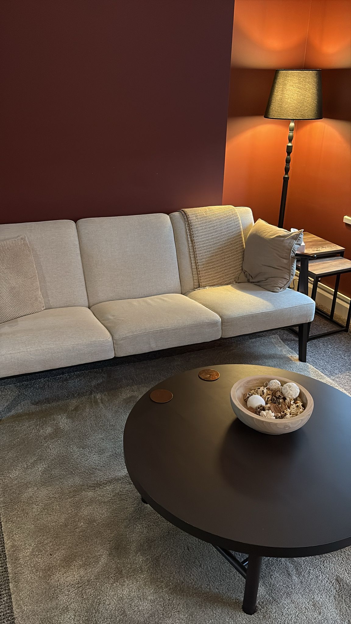 RB Counselling room — a warm, private therapy space in Belfast